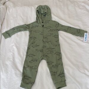 Carter's Green Dinosaur Print Kids One Piece